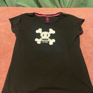 Paul Frank Black Tee with Skull Graphic